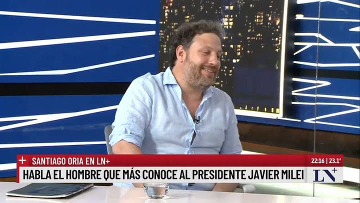 Santiago Oría, el hombre que más conoce a Javier Milei; como será la serie del presidente