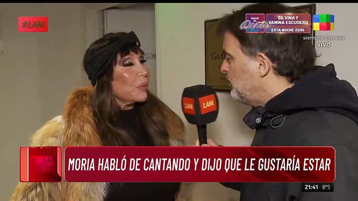 Moria Casan hablo con LAM y se refirio al Cantando