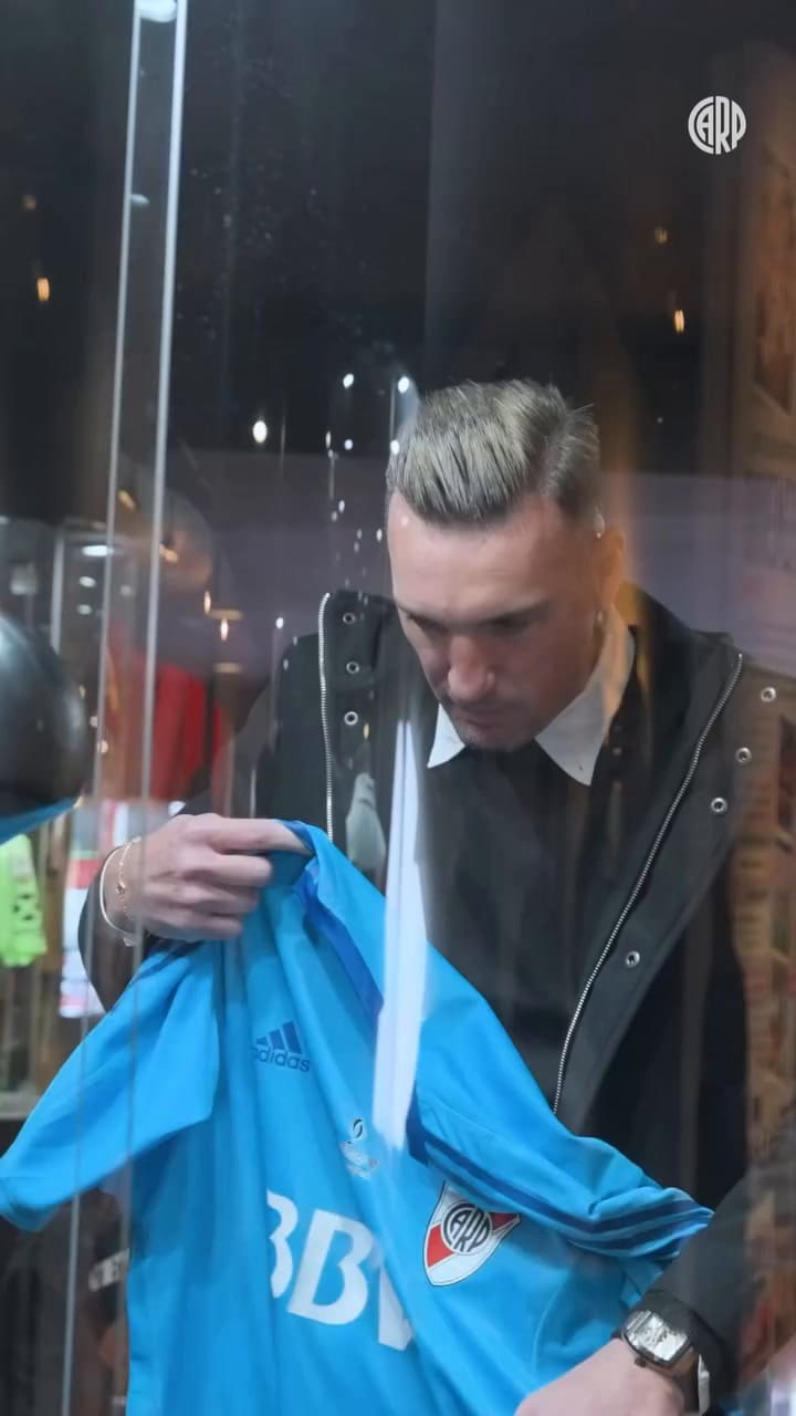 River puso en su museo la camiseta con la que Franco Armani ganó su primer título en el club
