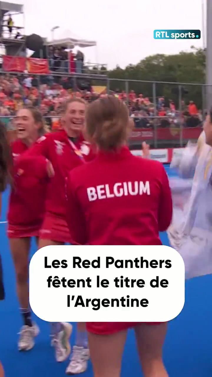 Las jugadoras de Bélgica festejaron el triunfo de las Leonas tras su polémico gol anulado frente a Países Bajos