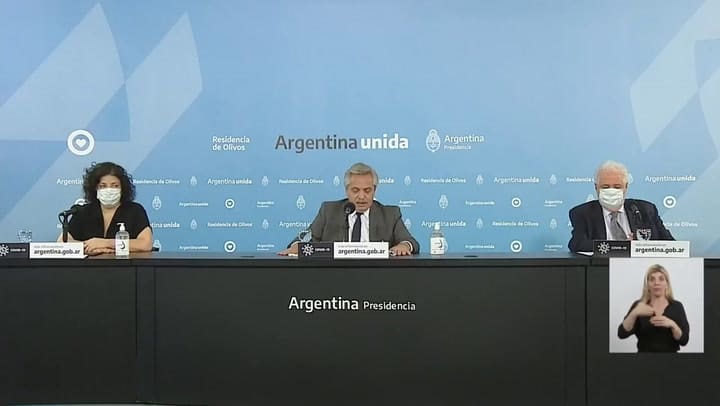 Alberto Fernández anunció la prórroga de medidas por el coronavirus hasta el 29 de noviembre