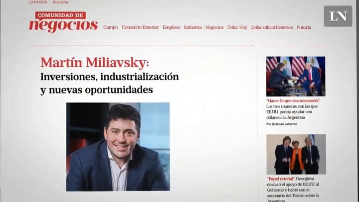 El desarrollo de los nuevos negocios y el impacto externo: Arceo y Miliavsky