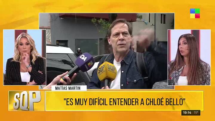 La respuesta de Matías Martin a Chloé Bello