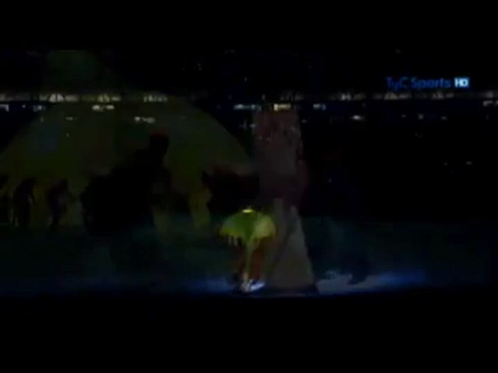 La ceremonia inaugural (TyC Sports)