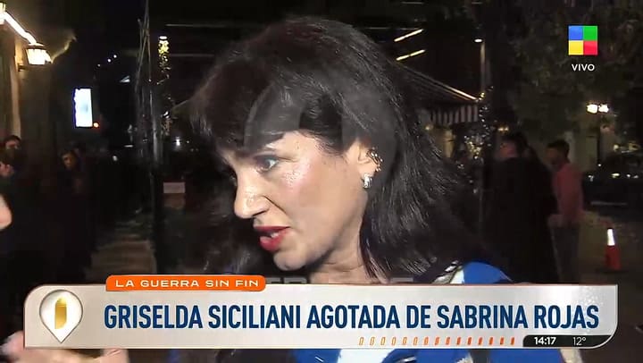 La tajante frase de Griselda Siciliani contra Sabrina Rojas