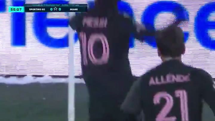 El gol de Lionel Messi contra el Kansas