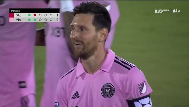 El festejo de Lionel Messi tras el penal errado por el rival del Inter Miami que se volvió viral