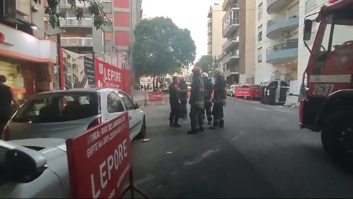 Caballito: una obra en construcción sufrió un derrumbe