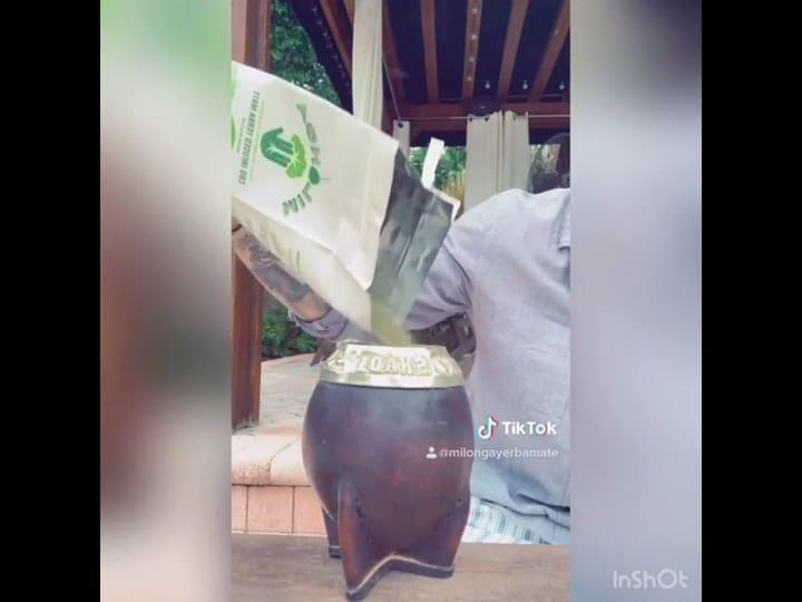 Tiktok: cómo se prepara un mate de Milonga