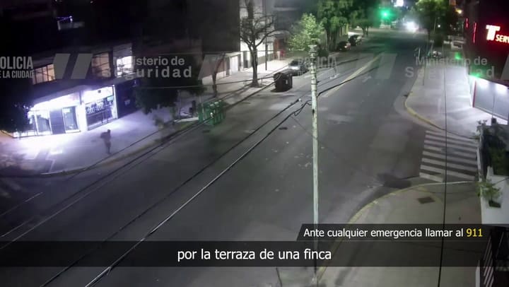 Tres hombres araña fueron detenidos en Villa Urquiza