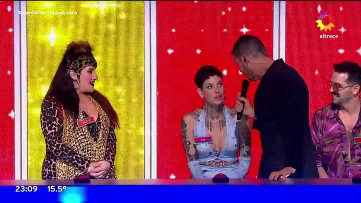 El ida y vuelta entre L-Gante y Ana Devin en Canta Conmigo Ahora