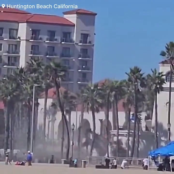 Un helicóptero perdió el control y cayó, en California