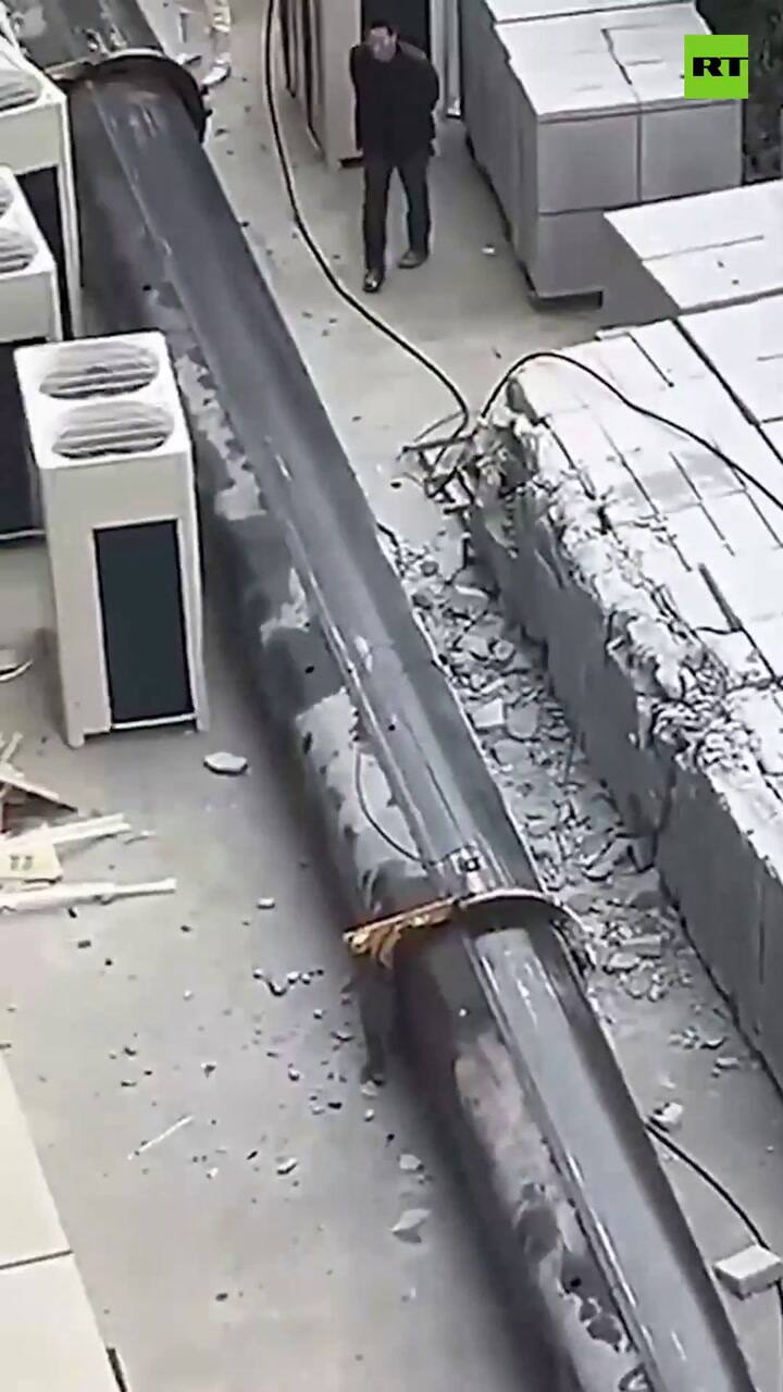 Impactante derrumbe en China