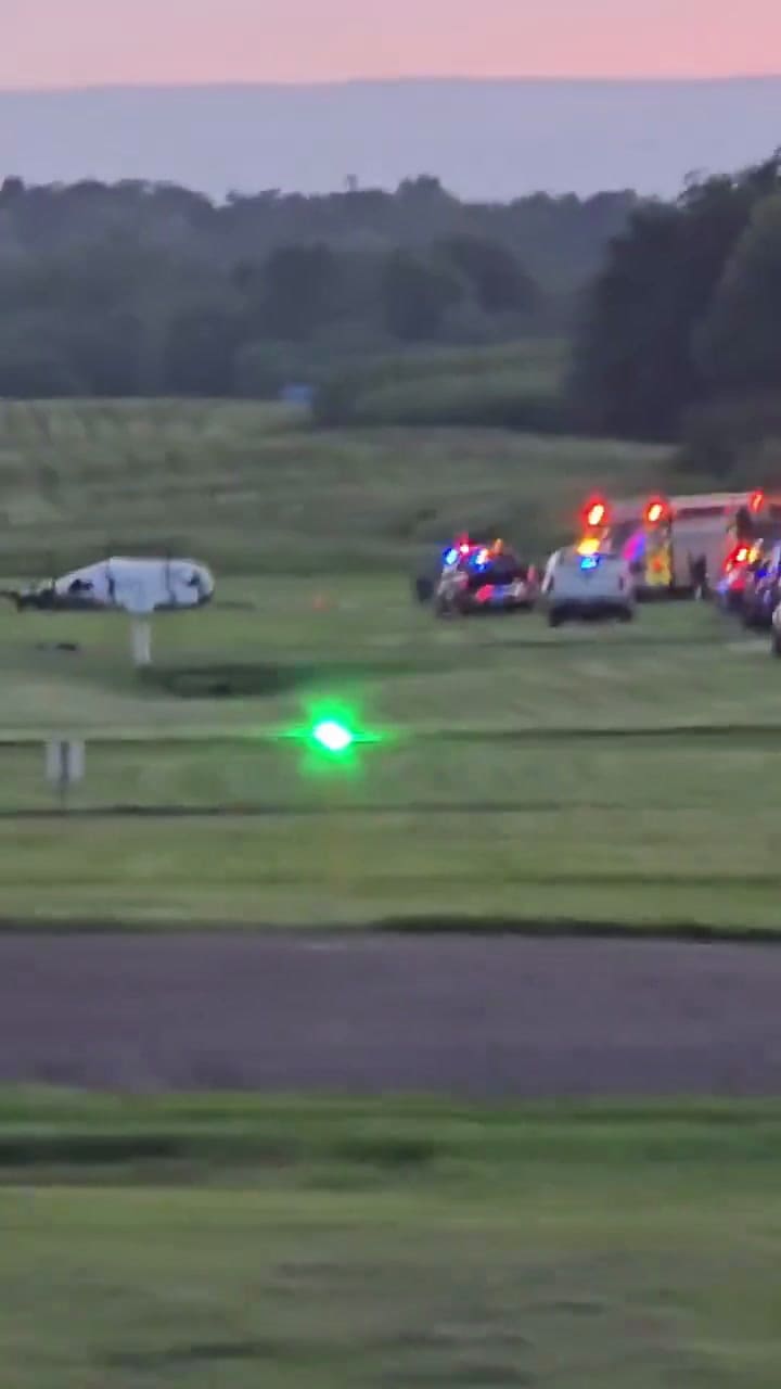Un piloto de avioneta murió en una violenta colisión con un helicóptero de la Policía de Pensilvania