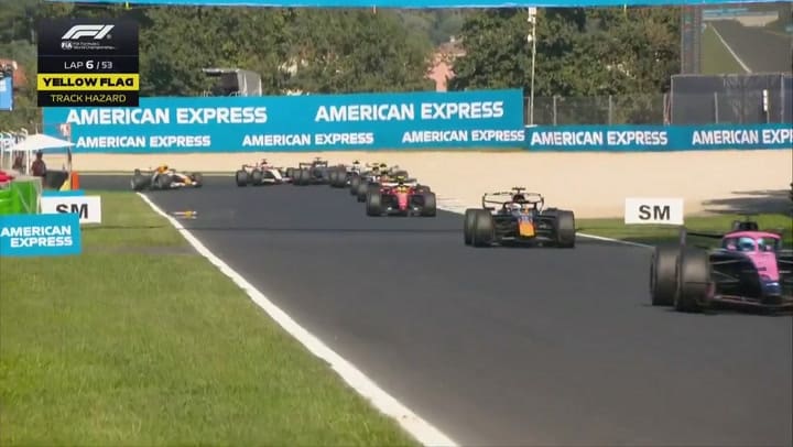 Colapinto se despistó y bajó al 16° puesto en la carrera
