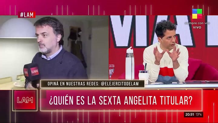 Ángel de Brito presentó a la angelita que se suma a LAM