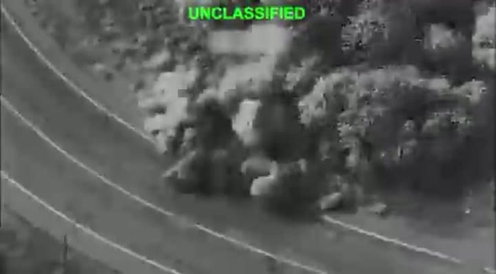 Videos de ataques norteamericanos en Irán del Comando Central.