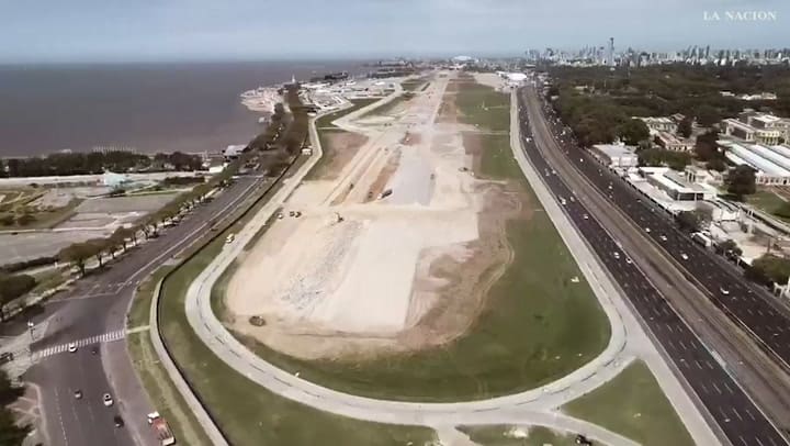Desde adentro: así quedó la nueva pista de Aeroparque