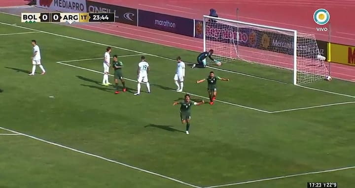 1º Gol de Bolivia