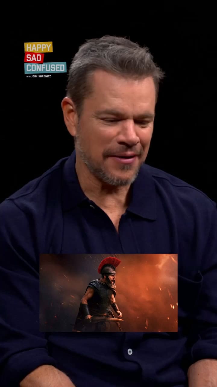 Matt Damon contó que su doble de riesgo en La Odisea era una mujer