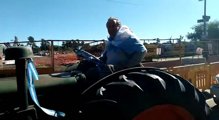 Tractorazo del campo a Plaza de Mayo