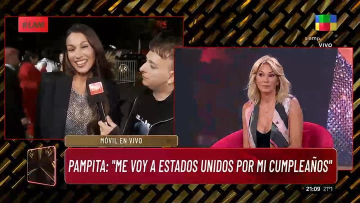 Pampita aseguro que se va a Estados Unidos