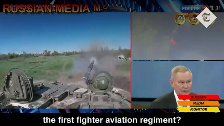 El comentarista de guerra de la televisión estatal rusa critica abiertamente las armas de Rusia