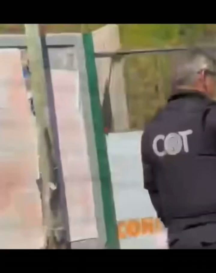El momento de la detención de Callejero Fino
