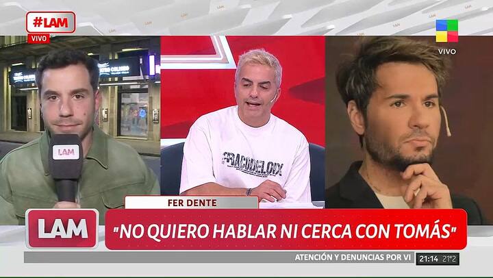 Fer Dente se refirió a su disputa con su hermano Tomás