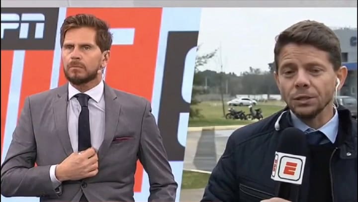 En ESPN confundieron a Coscu con un trapero y las redes estallaron