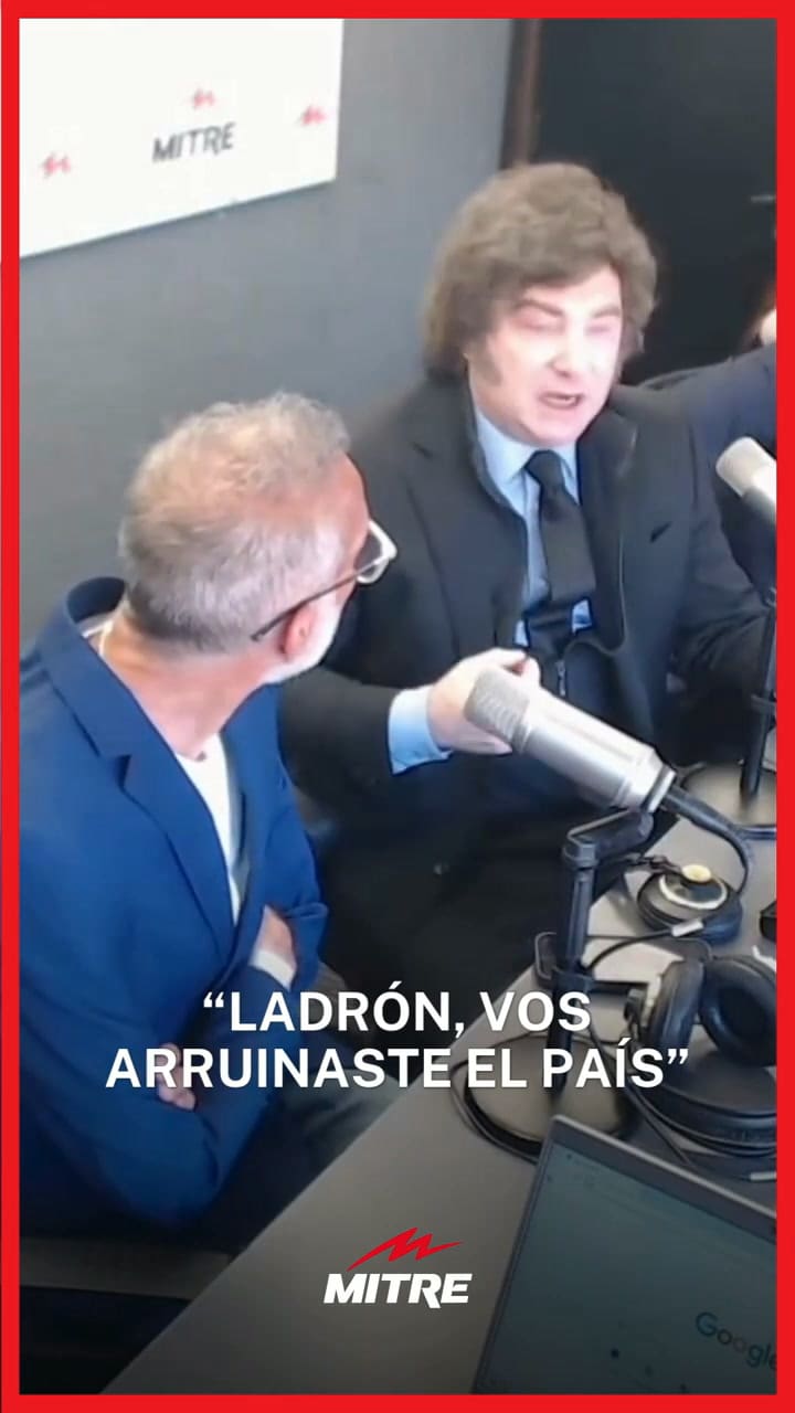“Ladrón, Vos Arruinaste El País”, Javier Milei Reconoció A Un Ex Funcionario Y Lo Cruzó En Vivo