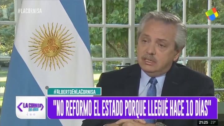 Entrevista a Alberto Fernández en La Cornisa - Segunda parte