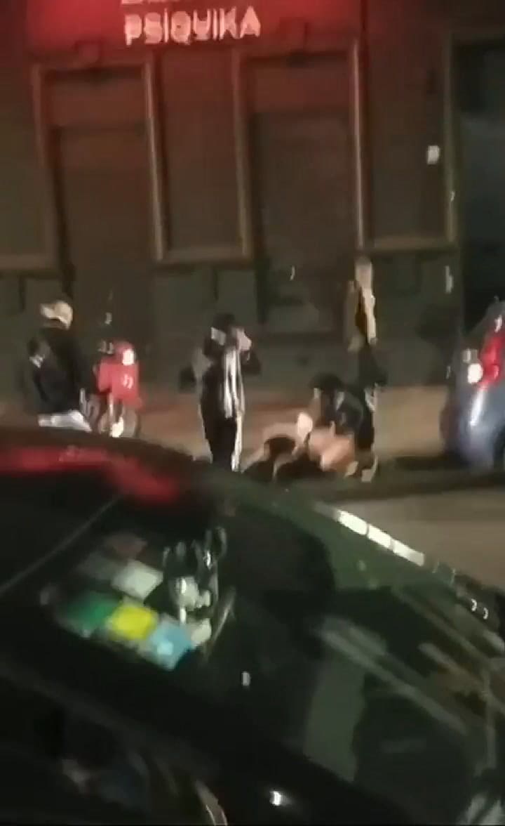 La batalla campal a la salida del boliche
