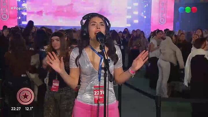 Valentina Pergolini interpretó una canción de Britney Spears en su audición para Popstars