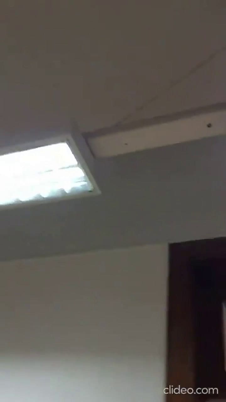 Las luces se mueven por el temblor