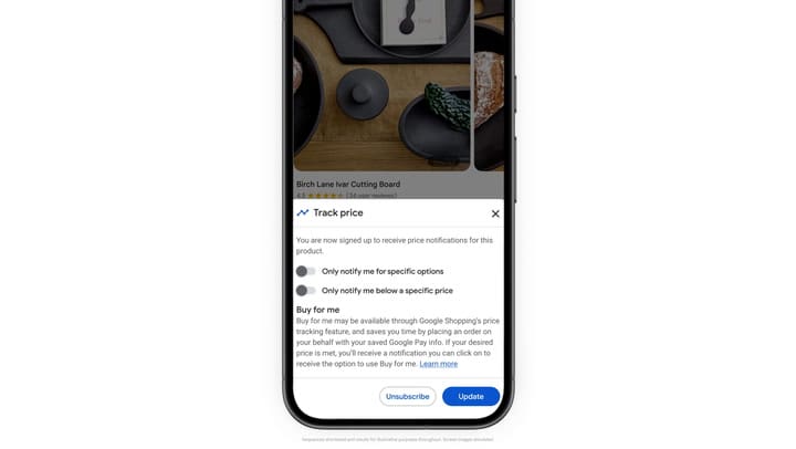 El sistema permite comparar precios, ver reseñas y obtener sugerencias personalizadas dentro de Google Search