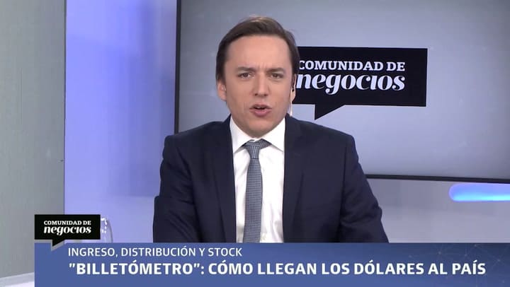 Billetómetro': Cómo llegan los dólares al país, por Sofía Terrile