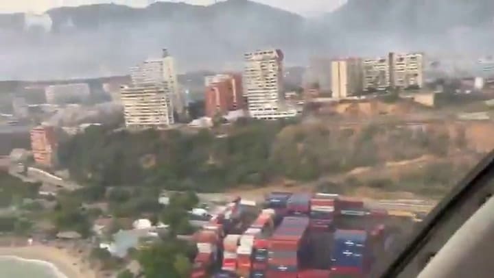 La vista aérea de La Guaira, la zona más afectada por los terremotos en Venezuela