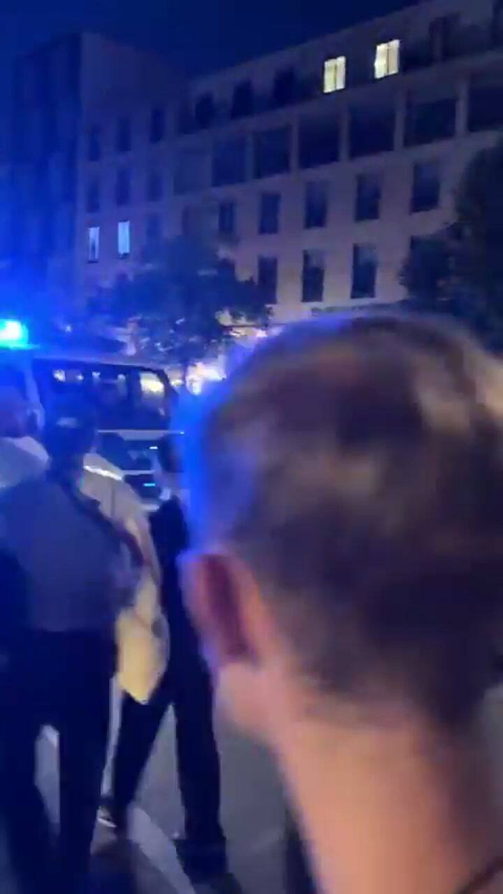 Un auto atropelló a varias personas en una marcha en Berlín
