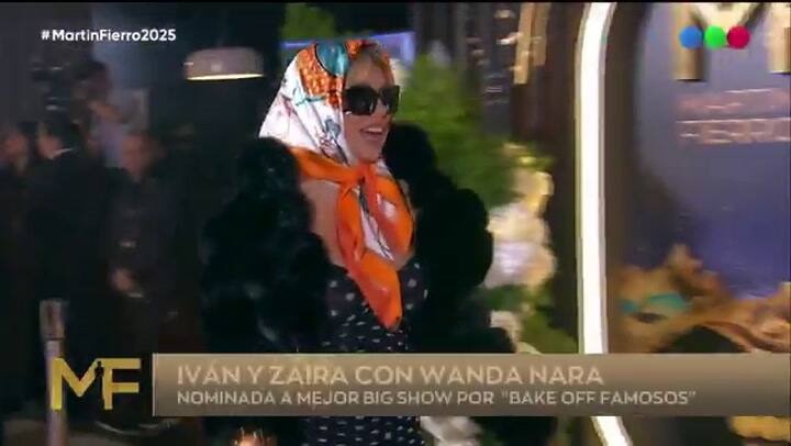 Wanda Nara dio que hablar con su look en los Martín Fierro 2025