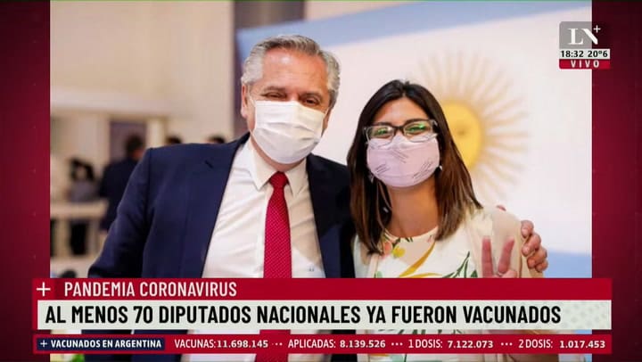 Feinmann cruzó a una diputada por la vacuna'.