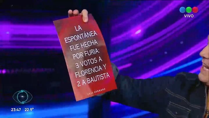 Gran Hermano: revelaron a quien voto Furia con la fulminante