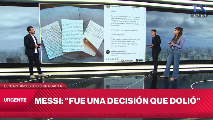 Messi se retira de la seleccion argentina