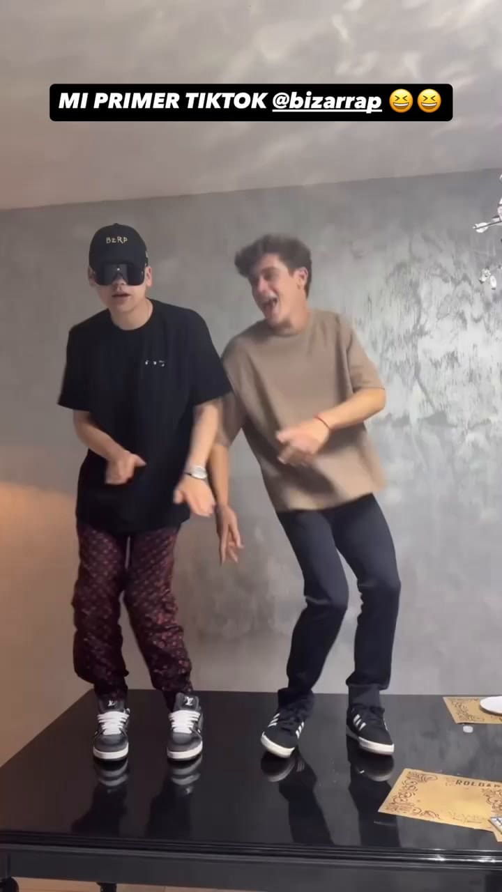 Franco Colapinto hizo su primero challenge con Bizarrap y la canción del verano
