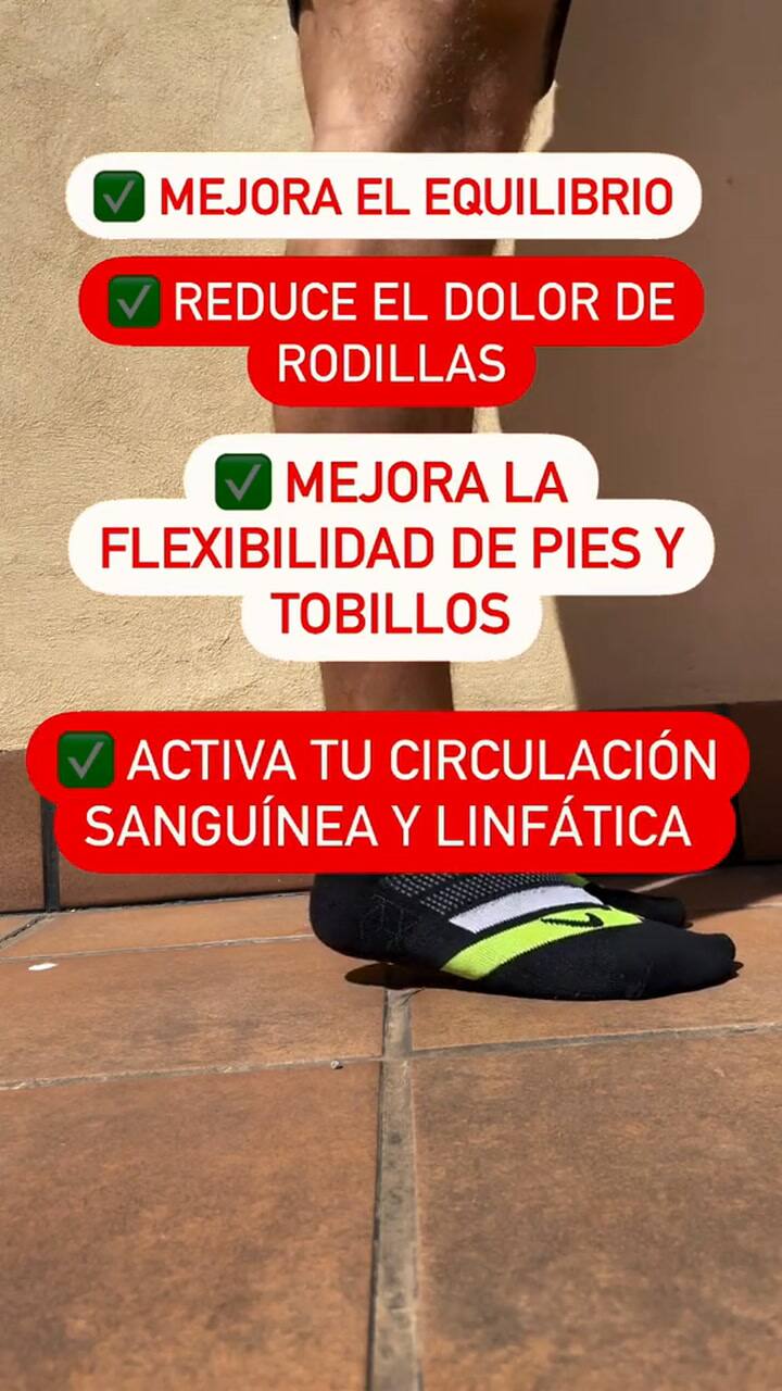 ¿Cómo hacer la prueba de elevar las puntas de pie?