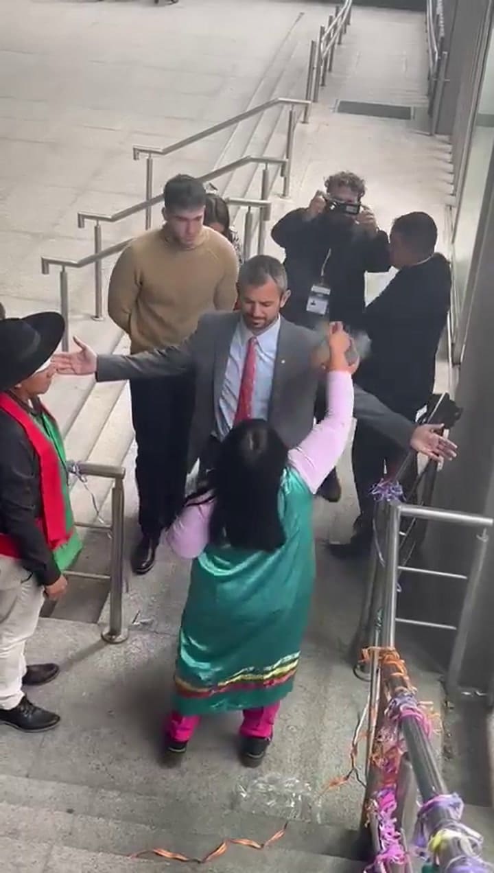 Martín Menem recibió la bendición