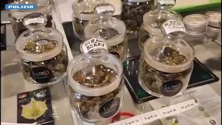 La policía italiana detuvo a 384 personas y e investigó a 655 en un megaoperativo contra el narcotráfico