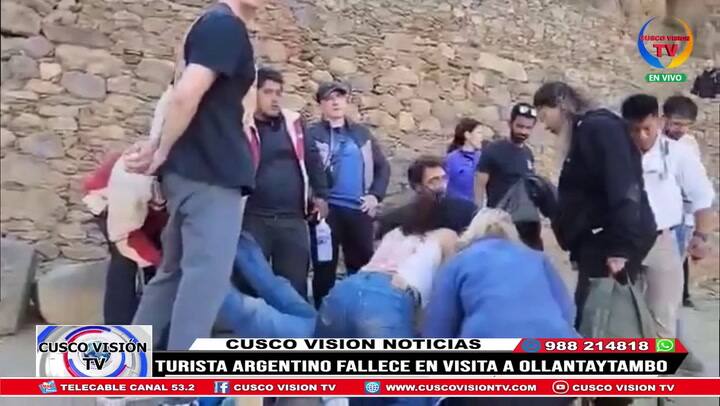 Turista argentino Machu Picchu