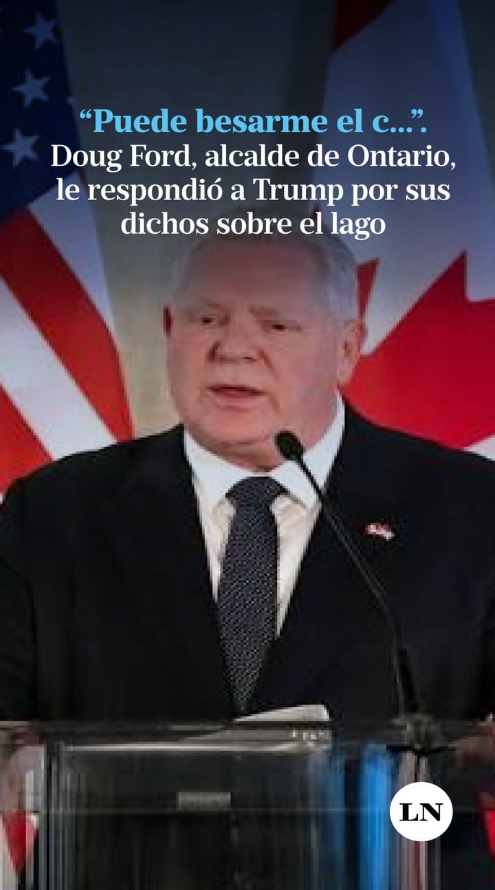 Trump quiere renombrar el lago Ontario como "lago América": la dura respuesta del alcalde canadiense