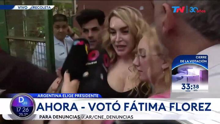 Así fue la votación de Fátima Florez